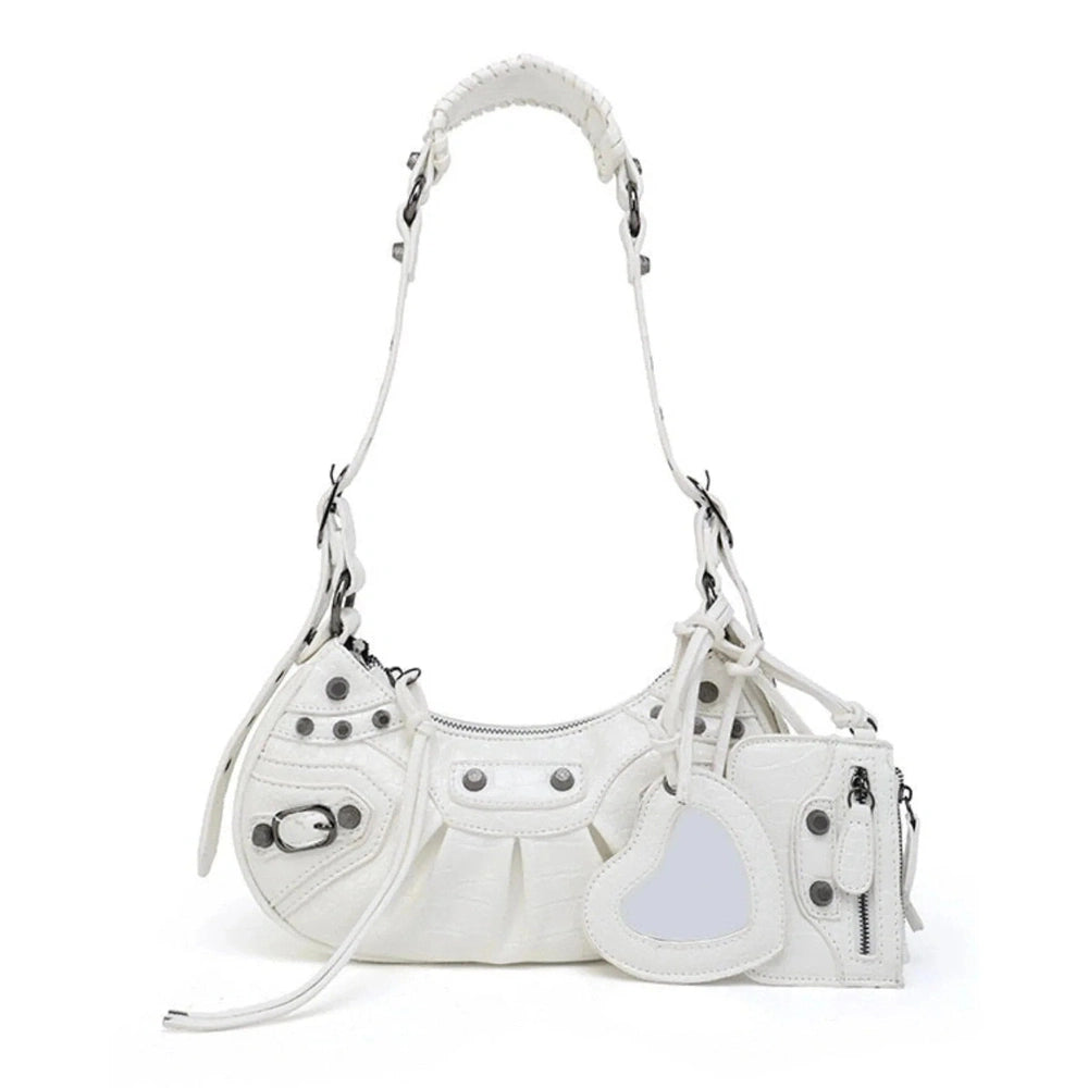 Biance Baguette Leather Bag